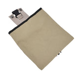 Foraging Bag Canvas Foldable Portable Thick Unique Simple Appearance Belt Fruit Picking Pouch for Outdoor CampingKhaki