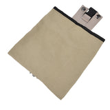 Foraging Bag Canvas Foldable Portable Thick Unique Simple Appearance Belt Fruit Picking Pouch for Outdoor CampingKhaki
