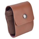 Fruit Picking Bag Waist Hanging Canvas Material PU Style Folded Save Space Belt Foraging BagBrown