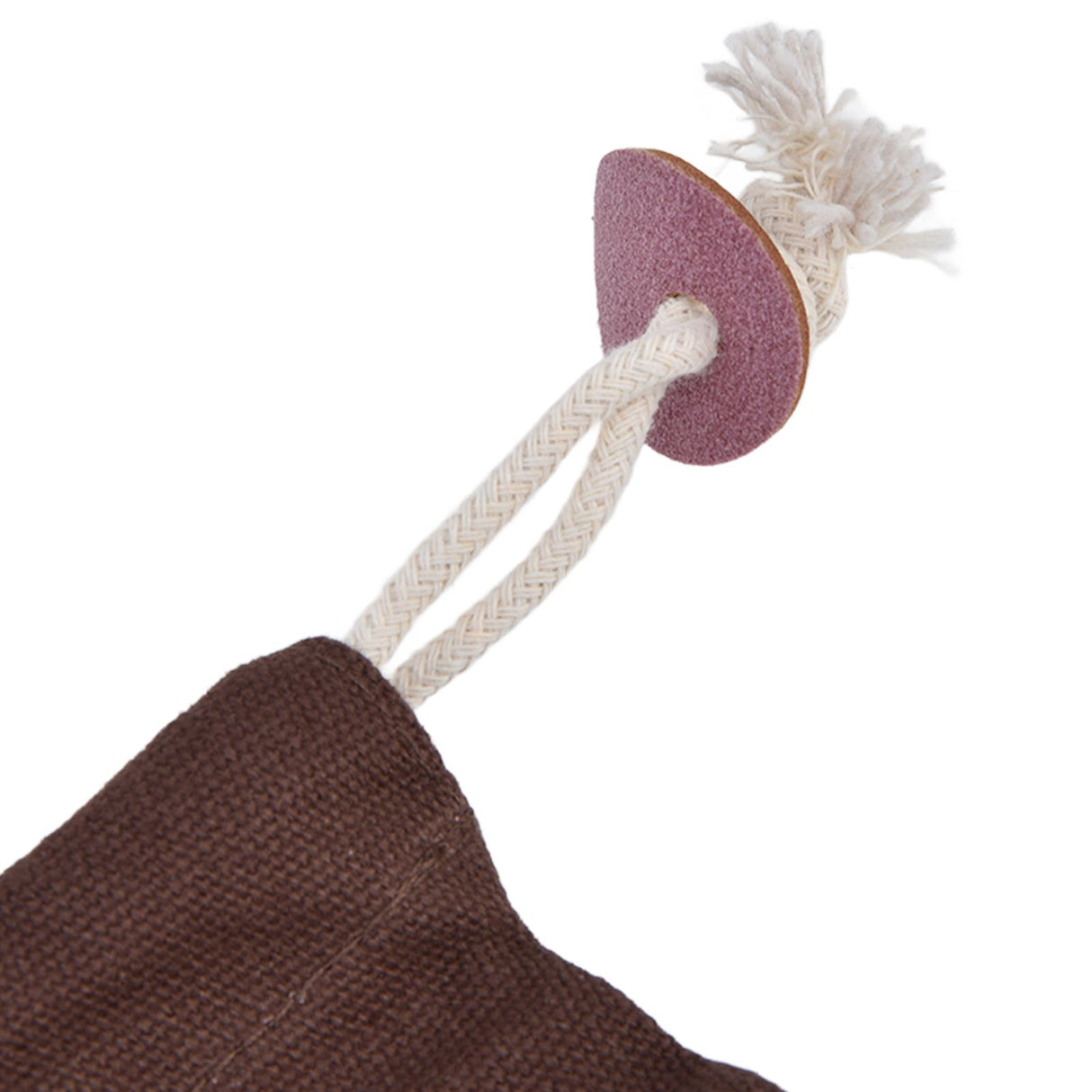 Fruit Picking Bag Waist Hanging Canvas Material PU Style Folded Save Space Belt Foraging BagBrown