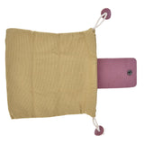 Fruit Picking Bag Waist Hanging Canvas Material PU Style Folded Save Space Belt Foraging BagKhaki - Extra Image