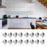 40Pcs Round Cabinet Knobs Replaceable Rustproof Stylish Furniture Knobs for Kitchen Cabinets Furniture DoorsL