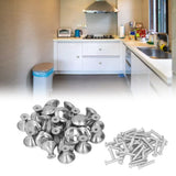 40Pcs Round Cabinet Knobs Replaceable Rustproof Stylish Furniture Knobs for Kitchen Cabinets Furniture DoorsL