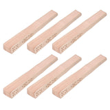 12Pcs Wooden Hand Fans Chinese Style Hollow Folding Handheld Fan for Wedding Gift Party DIY Decoration - Side View