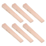 12Pcs Wooden Hand Fans Chinese Style Hollow Folding Handheld Fan for Wedding Gift Party DIY Decoration - Low Angle