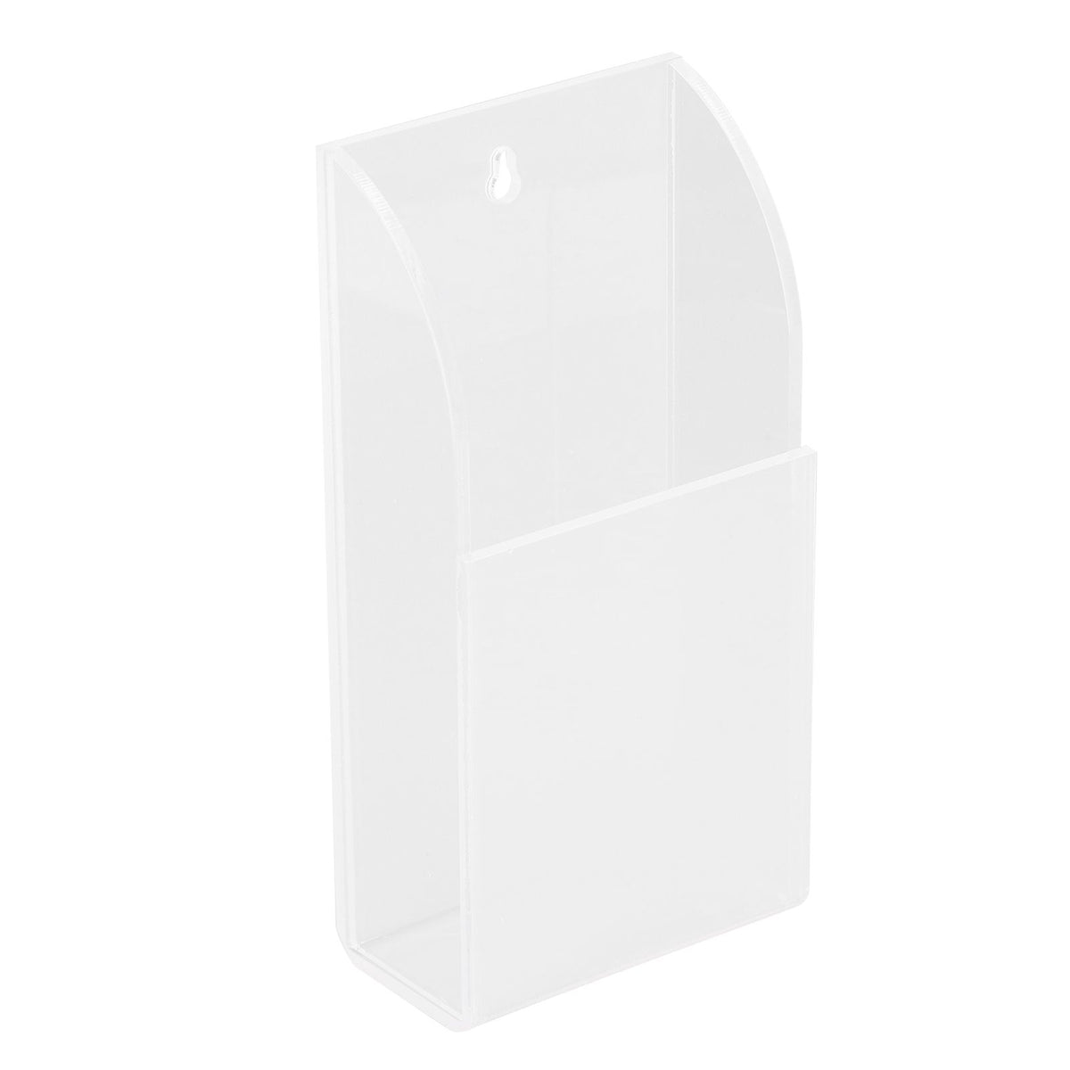 Acrylic Remote Control Holder Simple Wall Mount Media Organizer Transparent Cosmetics Stand1 Cell