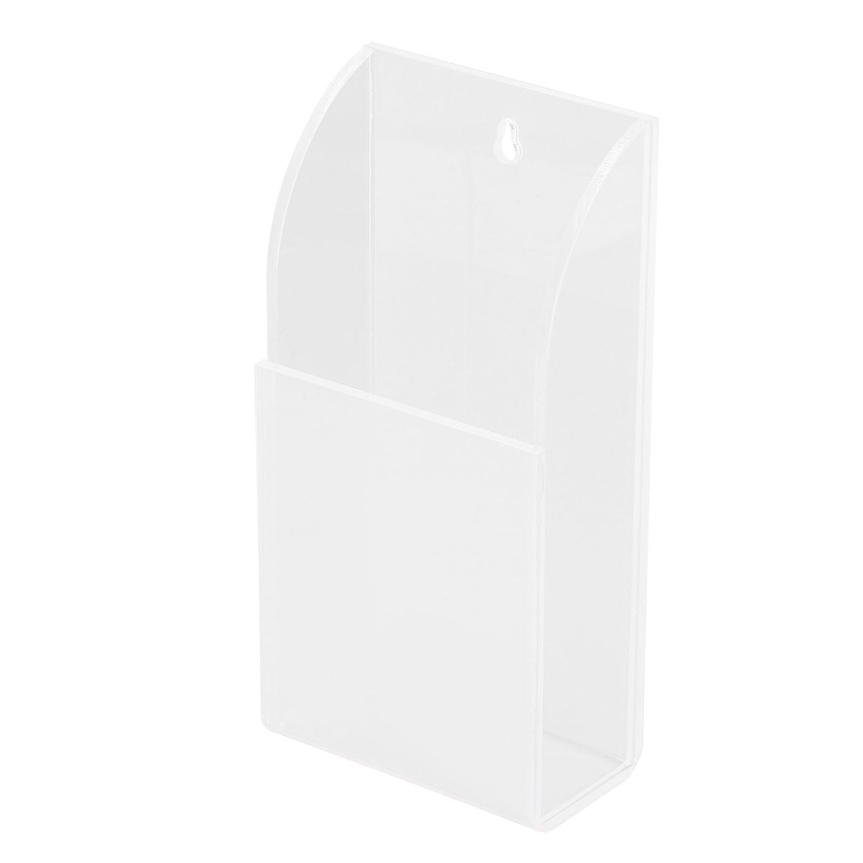 Acrylic Remote Control Holder Simple Wall Mount Media Organizer Transparent Cosmetics Stand1 Cell