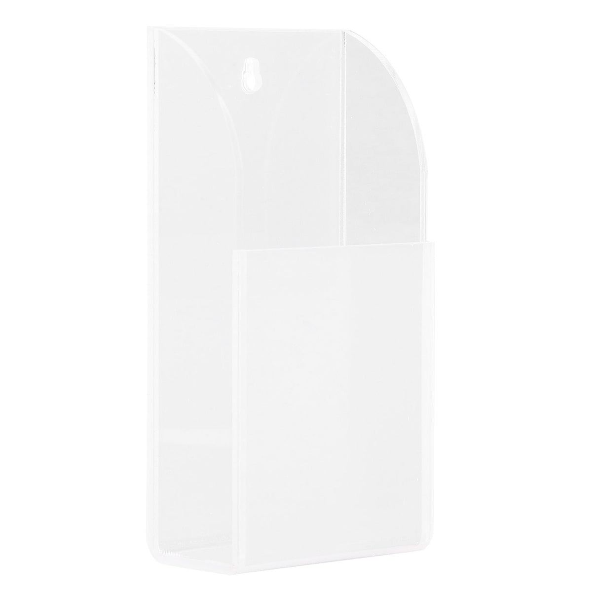 Acrylic Remote Control Holder Simple Wall Mount Media Organizer Transparent Cosmetics Stand1 Cell