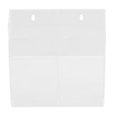 Acrylic Remote Control Holder Simple Wall Mount Media Organizer Transparent Cosmetics Stand2 Cell