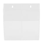 Acrylic Remote Control Holder Simple Wall Mount Media Organizer Transparent Cosmetics Stand2 Cell