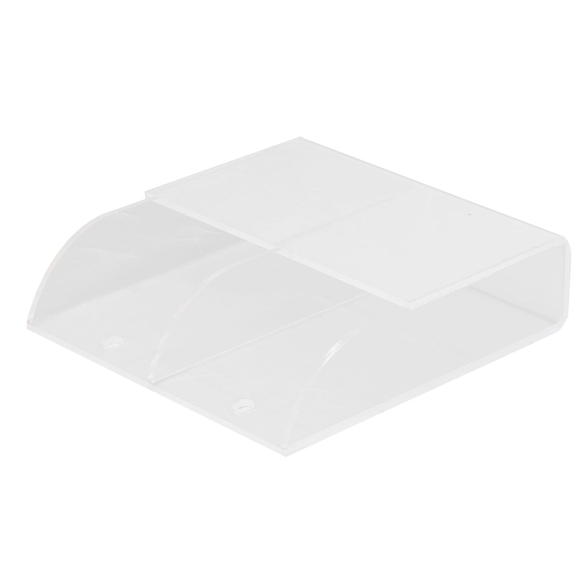 Acrylic Remote Control Holder Simple Wall Mount Media Organizer Transparent Cosmetics Stand2 Cell