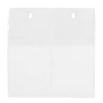 Acrylic Remote Control Holder Simple Wall Mount Media Organizer Transparent Cosmetics Stand2 Cell