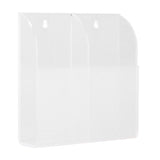 Acrylic Remote Control Holder Simple Wall Mount Media Organizer Transparent Cosmetics Stand2 Cell