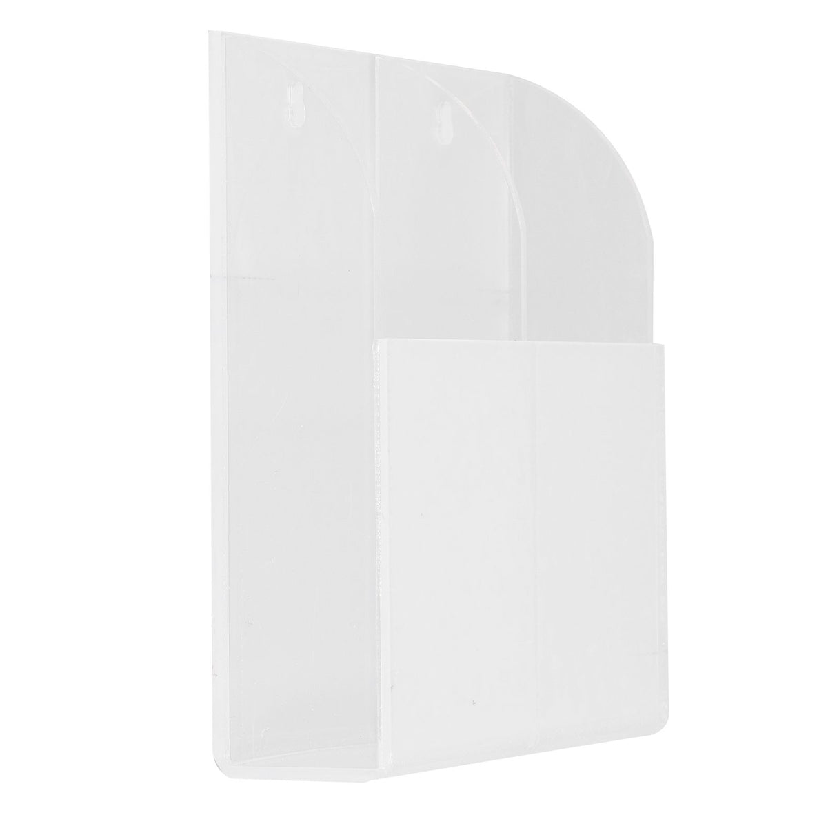 Acrylic Remote Control Holder Simple Wall Mount Media Organizer Transparent Cosmetics Stand2 Cell