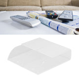 Acrylic Remote Control Holder Simple Wall Mount Media Organizer Transparent Cosmetics Stand2 Cell - Extra Image
