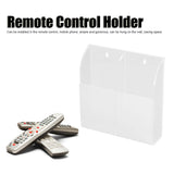 Acrylic Remote Control Holder Simple Wall Mount Media Organizer Transparent Cosmetics Stand2 Cell - Extra Image