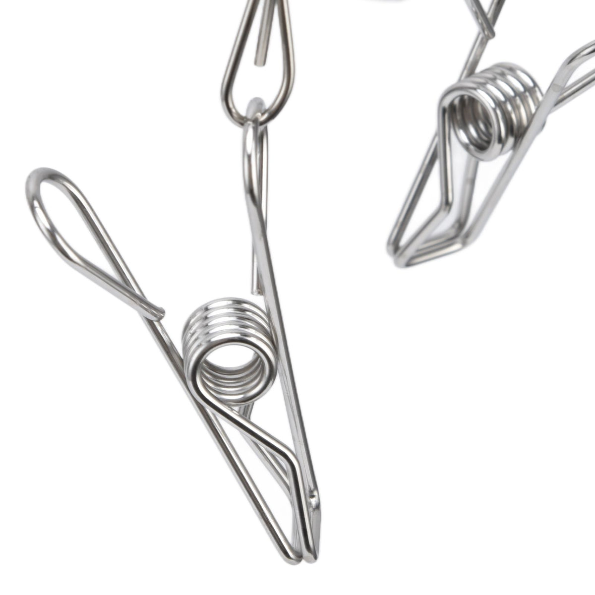 Clothes Drying Rack with 28 Clips Stainless Steel Laundry Drying Hanger for Socks Towels Bras Underwear