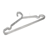 10pcs Clothes Hangers Stainless Steel Heavy Duty Prevent Slip Space Saving Coat Drying Hangers