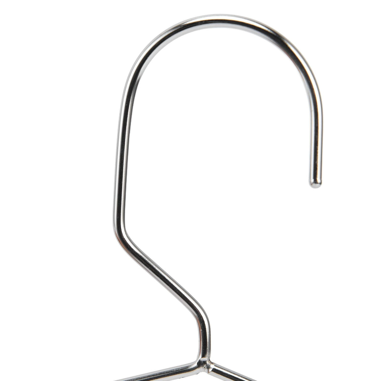 10pcs Clothes Hangers Stainless Steel Heavy Duty Prevent Slip Space Saving Coat Drying Hangers