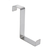 10Pcs Stainless Steel Cabinet Door Hook Waterproof Z Shaped Reversible Door Hanger for Kitchen Apartment
