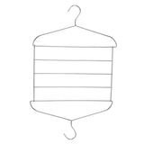 Stainless Steel Magic Pants Hangers Foldable Multifunctional Space Saving Slacks Hangers for Pants Clothes