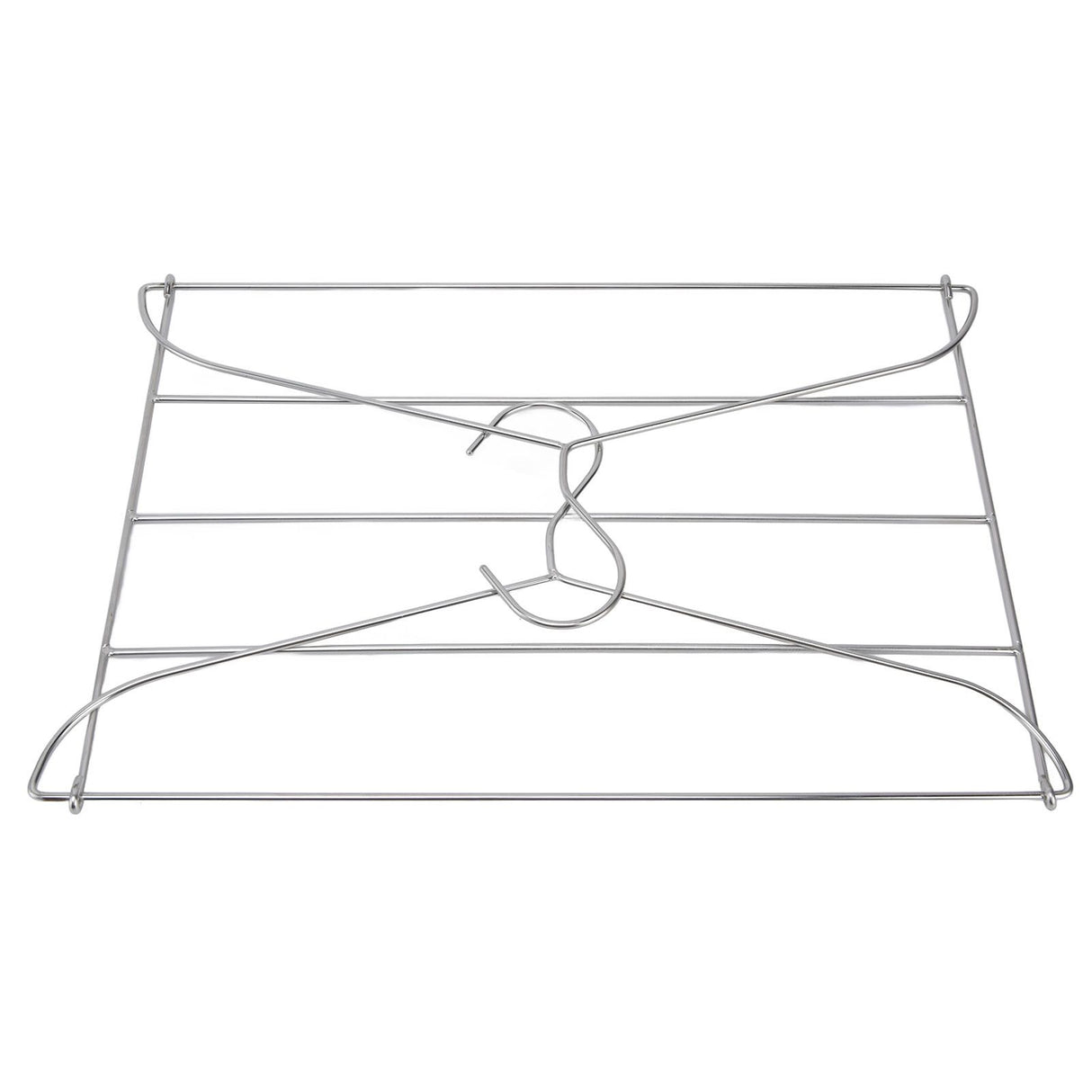 Stainless Steel Magic Pants Hangers Foldable Multifunctional Space Saving Slacks Hangers for Pants Clothes
