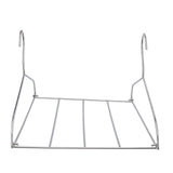 Stainless Steel Magic Pants Hangers Foldable Multifunctional Space Saving Slacks Hangers for Pants Clothes - Top-Down View