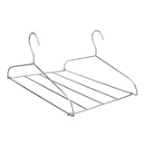 Stainless Steel Magic Pants Hangers Foldable Multifunctional Space Saving Slacks Hangers for Pants Clothes