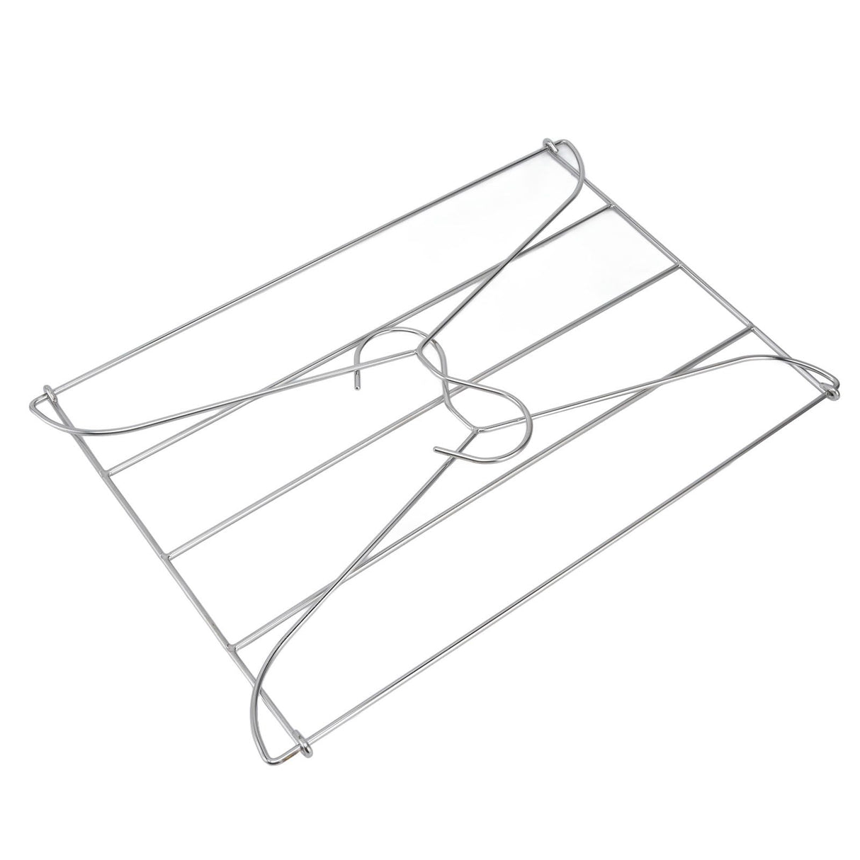 Stainless Steel Magic Pants Hangers Foldable Multifunctional Space Saving Slacks Hangers for Pants Clothes
