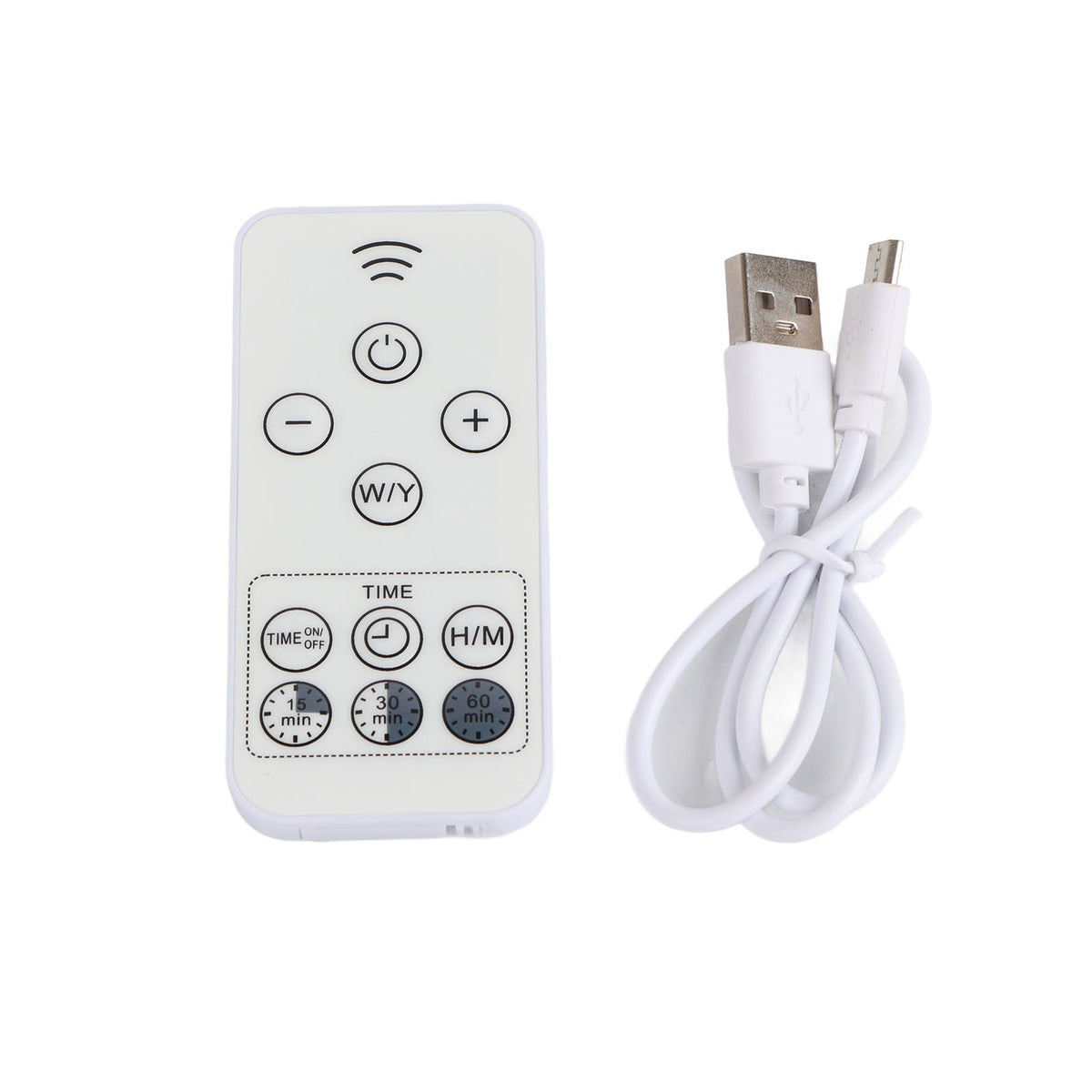 LED Night Light Rechargeable Children's Bedroom Bedside Desk Lamp Household Supplies 4w Remote Control 3 Color Clock