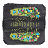 Foot Massage Mat Blood Circulation Relieve Pain Simulation Cobblestone Reflexology Walk Stone Mat 35x35cm / 13.8x13.8in - Low Angle