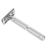 Vintage Razors High Safety Ergonomic Handle Anti Rust Classic Manual Shaver for Men Home Barber Salon Travelling Gifts 2 - Rear View