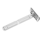 Vintage Razors High Safety Ergonomic Handle Anti Rust Classic Manual Shaver for Men Home Barber Salon Travelling Gifts 2 - Close-Up Angle