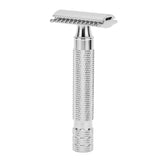 Vintage Razors High Safety Ergonomic Handle Anti Rust Classic Manual Shaver for Men Home Barber Salon Travelling Gifts 4 - Rear View