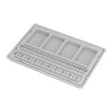 Beaded Measuring Board 4 Straight Channels 4 Recessed Compartments Bead Design Board for Creating Bracelets Necklaces
