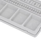 Beaded Measuring Board 4 Straight Channels 4 Recessed Compartments Bead Design Board for Creating Bracelets Necklaces