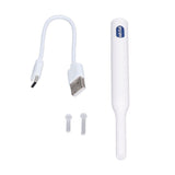 Wireless Otoscope 2.4Ghz Wireless 360 Degrees Wide Angle Lens 20fps CMOS Type C Charging Ear Scope for Home Hospital A - Front View