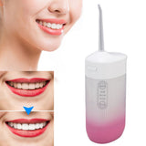 Electric Oral Irrigator Portable Telescopic High Pressure Water Teeth Cleaner Picks Teeth Cleaning Remove Tartar White - Extra Image