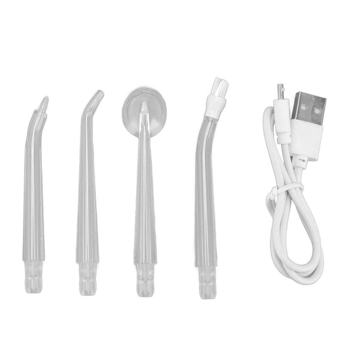 Electric Oral Irrigator Portable Telescopic High Pressure Water Teeth Cleaner Picks Teeth Cleaning Remove Tartar White