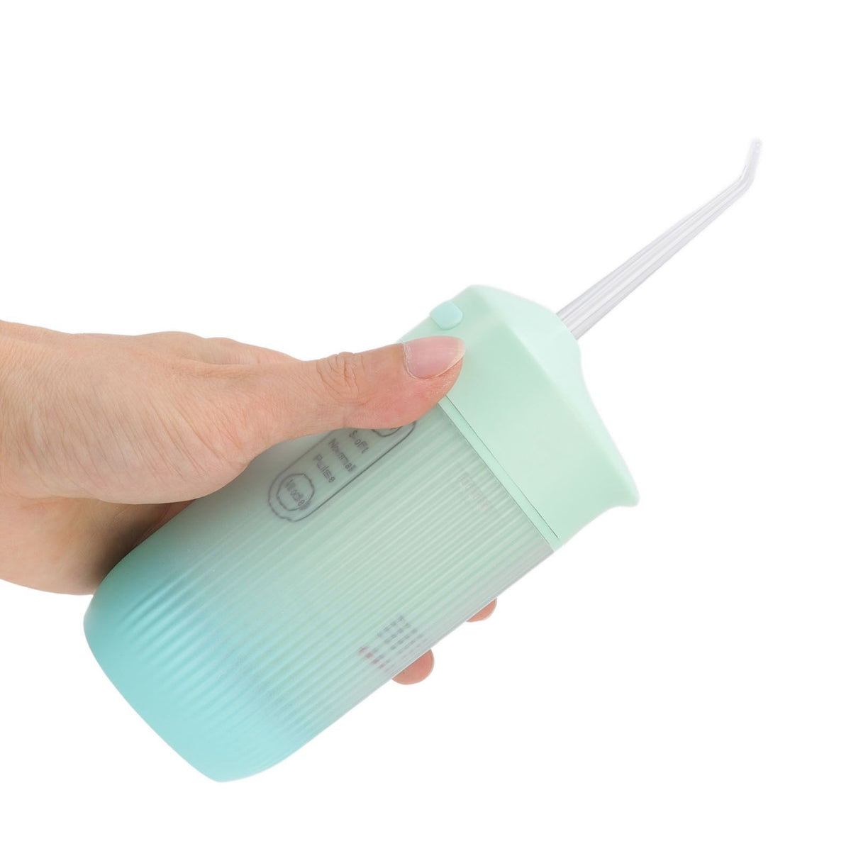 Electric Oral Irrigator Portable Telescopic High Pressure Water Teeth Cleaner Picks Teeth Cleaning Remove Tartar Green