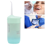 Electric Oral Irrigator Portable Telescopic High Pressure Water Teeth Cleaner Picks Teeth Cleaning Remove Tartar Green