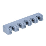 Mop Broom Holder Multifunctional Space Saving Broom Wall Mounted Rack for Kitchen Bathroom Garden Garage A - 45-Degree Angle