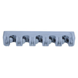 Mop Broom Holder Multifunctional Space Saving Broom Wall Mounted Rack for Kitchen Bathroom Garden Garage A