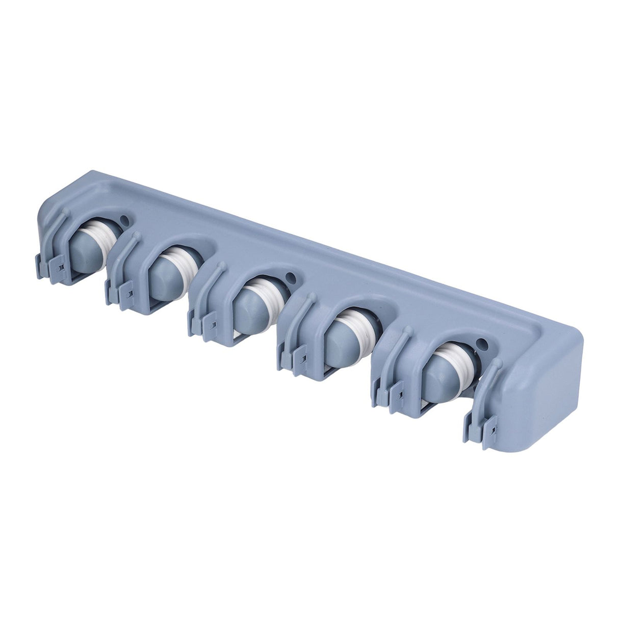 Mop Broom Holder Multifunctional Space Saving Broom Wall Mounted Rack for Kitchen Bathroom Garden Garage B