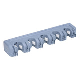 Mop Broom Holder Multifunctional Space Saving Broom Wall Mounted Rack for Kitchen Bathroom Garden Garage B - 45-Degree Angle
