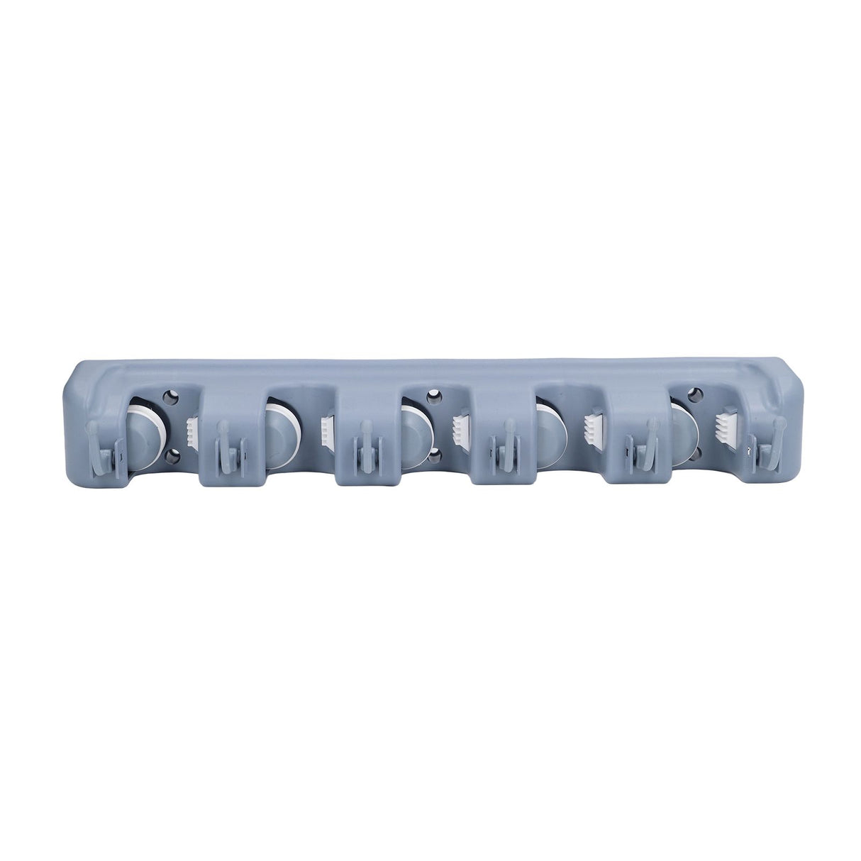 Mop Broom Holder Multifunctional Space Saving Broom Wall Mounted Rack for Kitchen Bathroom Garden Garage B