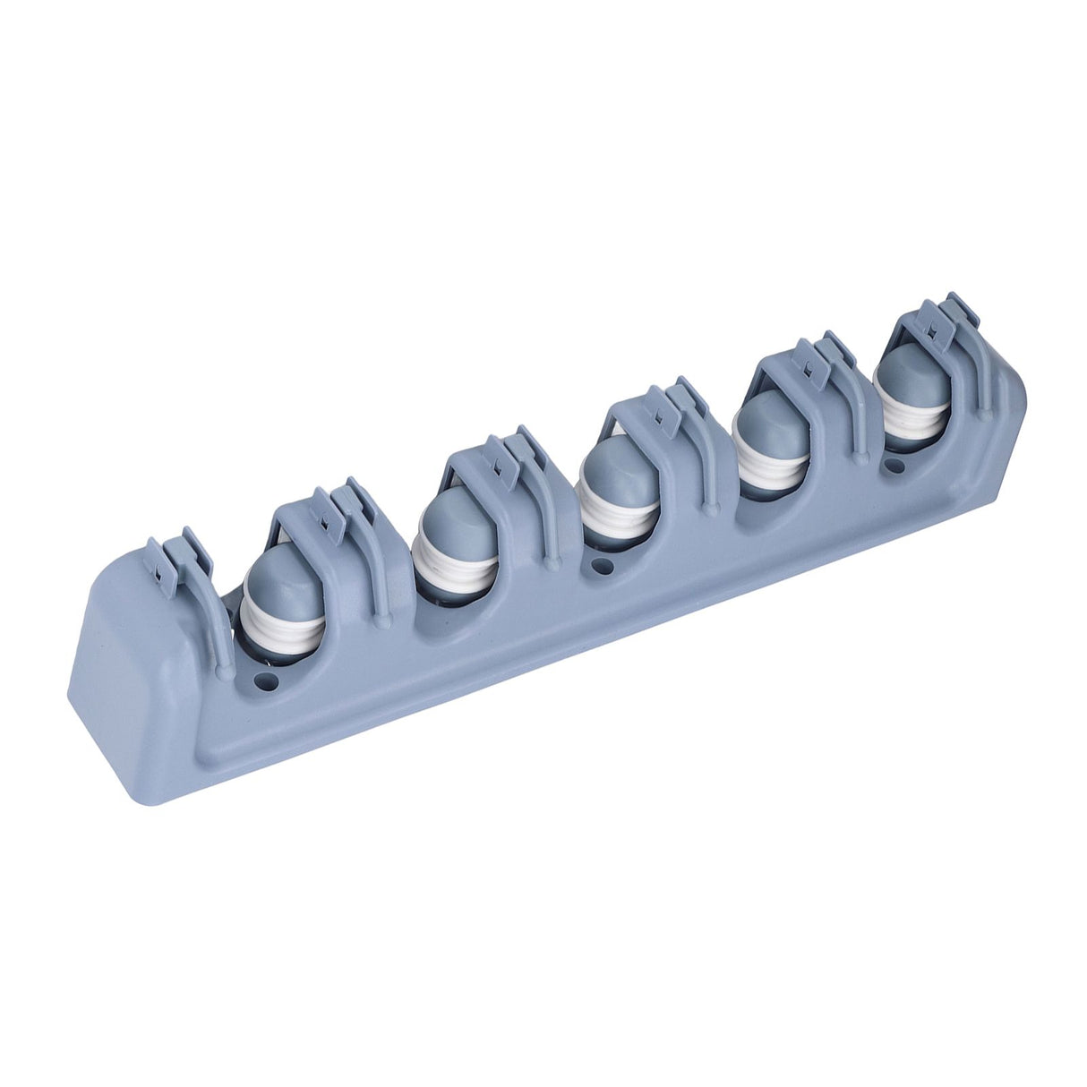 Mop Broom Holder Multifunctional Space Saving Broom Wall Mounted Rack for Kitchen Bathroom Garden Garage B
