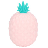 Pineapple Style Face Massage Ice Cube Roller Silicone Face Massage Ice Tray Mold Skin Care Beauty Tool Pink - Front View