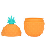 Pineapple Style Face Massage Ice Cube Roller Silicone Face Massage Ice Tray Mold Skin Care Beauty Tool Orange - Top-Down View