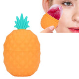 Pineapple Style Face Massage Ice Cube Roller Silicone Face Massage Ice Tray Mold Skin Care Beauty Tool Orange